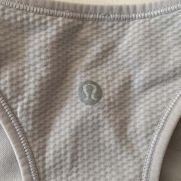 Lululemon Train Racerback Tank Grey/Mauve - Picture 3 of 5